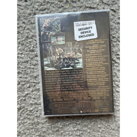 King Kong (2005) 3-Disc Set, Deluxe Extended Edition Insert 2006 Jack Black - Picture 2 of 3